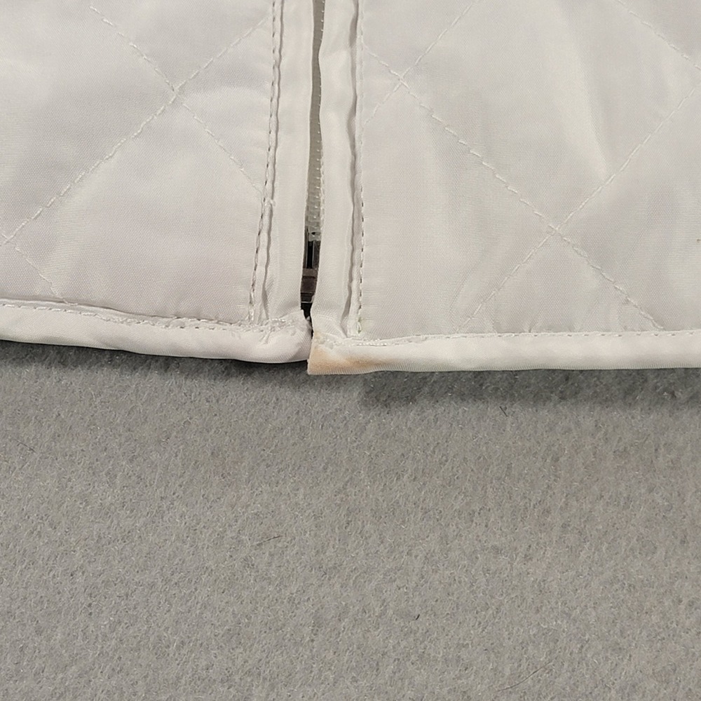 Magnolia Lane Masters Golf Quilted Reversible Puffer Vest White Green Women's L - Picture 12 of 12